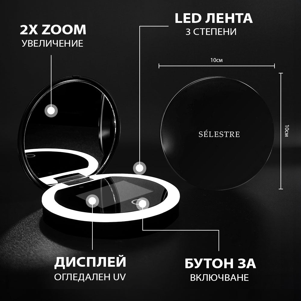 #7 LED Огледало с UV Камера